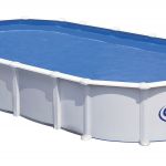 PISCINA HAITI KITPROV7388 – PISCINA OVALADA DE ACERO BLANCO CON VIGAS ENTERRADAS