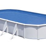 PISCINA FIDJI KIT730ECO – PISCINA OVALADA DE ACERO BLANCO 730 x 375 CM