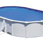 PISCINA FIDJI KIT610ECO – PISCINA OVALADA DE ACERO BLANCO 610 x 375 CM
