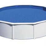 PISCINA FIDJI KIT550ECO – PISCINA REDONDA DE ACERO BLANCO Ø550 CM