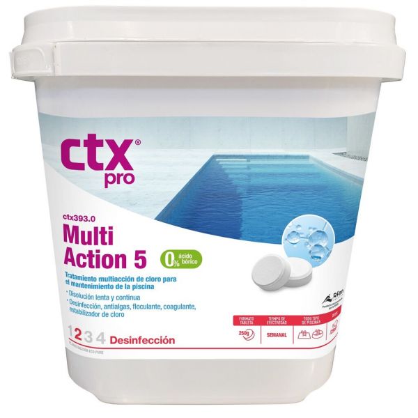 CLORO MULTIACCIÓN EN TABLETAS 250G CTX-393 75307