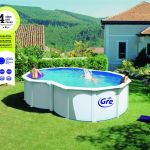 PISCINA VARADERO KITPROV4870 – Piscina desmontable en forma de ocho 500 x 340 cm