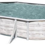PISCINA FINLANDIA KIT500N – PISCINA OVALADA DE ACERO DECORACIÓN NÓRDICA