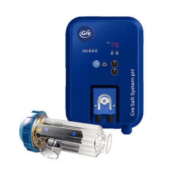 CLORADOR SALINO Y Ctrl. pH. Gre 21g/h-HASTA 100m³