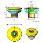 BOQUILLA DE IMPULSION MULTIFLOW ROSCA - LINER -ASTRALPOOL