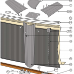 PERFIL INFERIOR PISCINAS DE CHAPA GRE 4,60x1,20